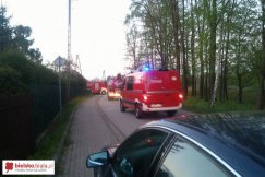 Ewakuacja po rozszczelnieniu gazociągu - foto