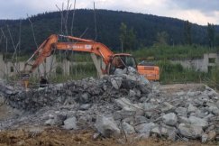 Będą wyburzać przy Wczasowej