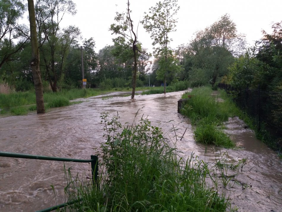 Wielka woda w Komorowicach