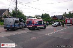 Kraksa w drodze do pracy - foto