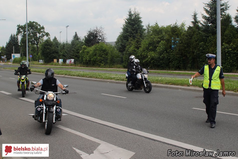 Policyjna akcja na Bystrzańskiej - foto