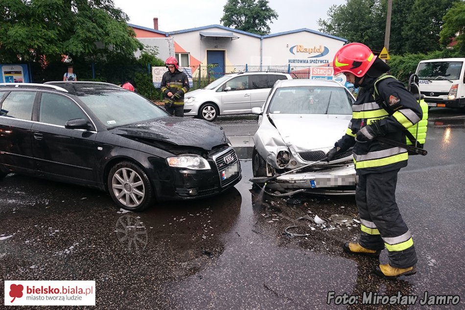 Zignorował znak stop - foto