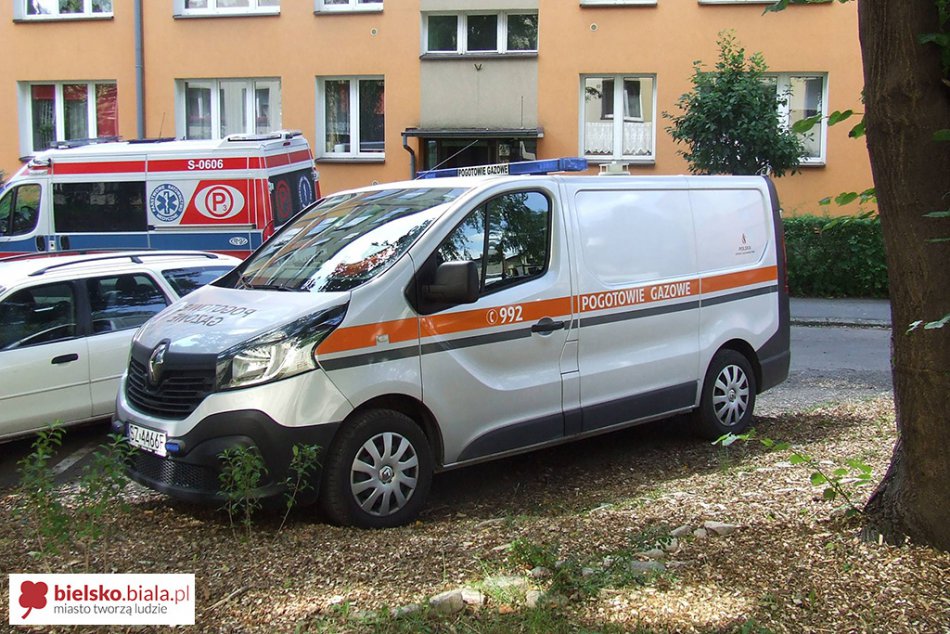 Lokatorzy wyczuli zapach gazu - foto