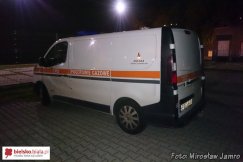 Wyciek gazu przy Północnej - foto