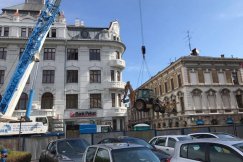 Koparka zawisła nad Stojałowskiego - foto