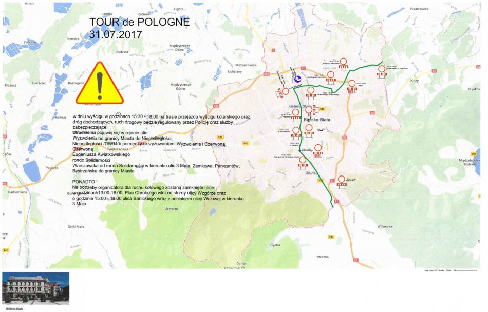 Jutro duże utrudnienia w ruchu - MAPA
