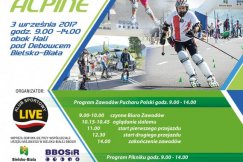 Slalom z górki na asfalcie