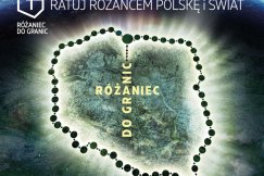 Wielki różaniec na granicach Polski