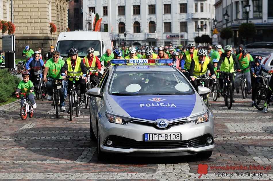 Niebo sprzyja rowerzystom - foto