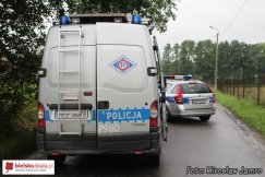 Policyjny pościg za motocyklem bmw