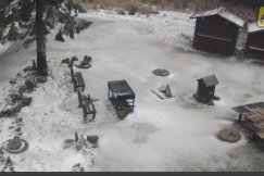 Pierwszy śnieg tej jesieni. Sypać może do jutra!