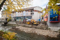 Trwa remont muru przy Wokulskim - foto