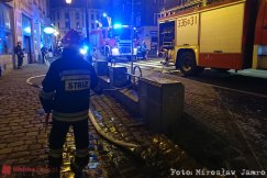 Pożar w mieszkaniu przy Stojałowskiego - foto