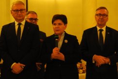 Beata Szydło na opłatku w Bielsku-Białej - foto