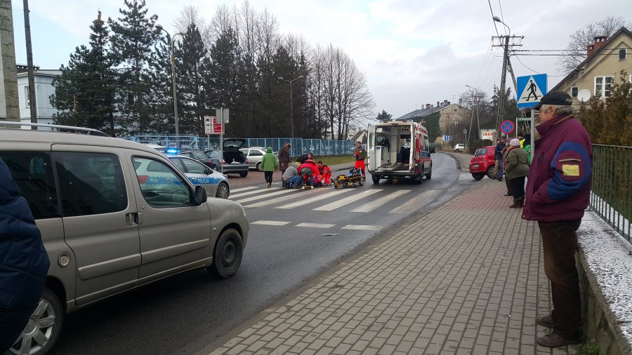 Kobieta pod kołami na Komorowickiej - foto