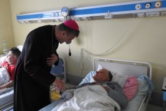 Biskup w szpitalu. „Tylko Bóg wie, jaki jest sens choroby” - foto