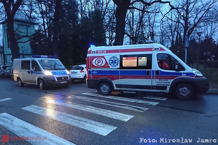 Na przejściu wtargnęła przed nadjeżdżający samochód?
