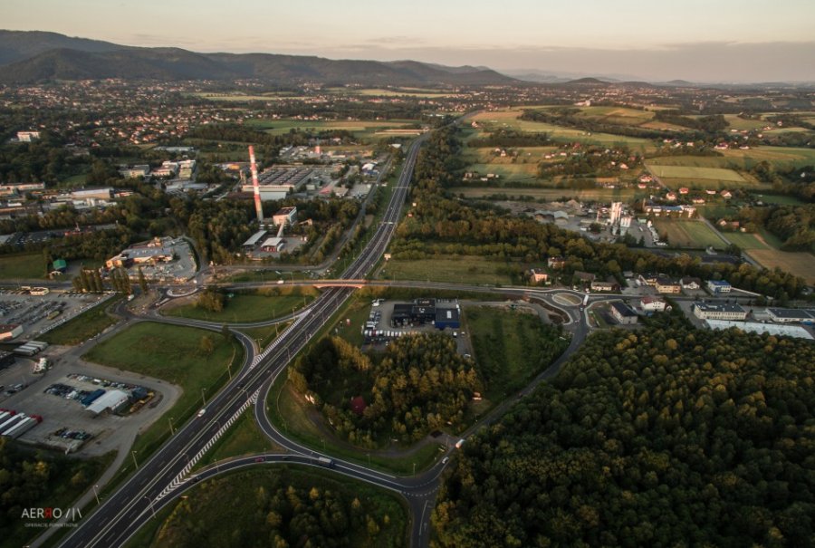 Nowa droga w Wapienicy - bez chodników