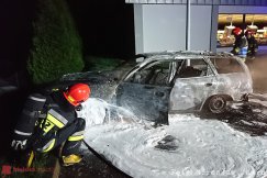Tym razem podpalono samochód! Auto spłonęło doszczętnie - foto
