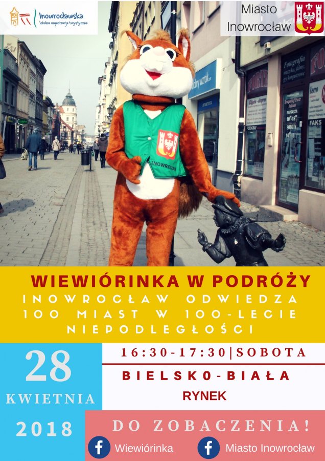 Bądź w sobotę na Rynku. WiewiórINKA zaprasza bielszczan!