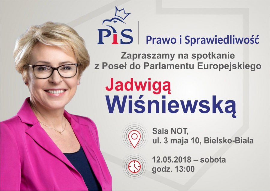 PiS wysyła europosłankę do Bielska-Białej. Spotkanie w sali NOT