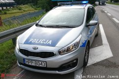 Śmierć kierowcy na ul. Warszawskiej. Nieudana reanimacja - foto
