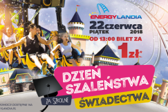 Bilet wstępu do Energylandii za złotówkę. Specjalnie dla uczniów!