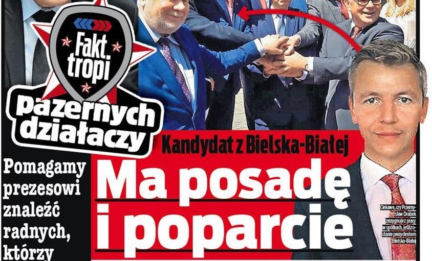 „Fakt" o kandydacie na prezydenta Bielska-Białej. Na celowniku Przemysław Drabek