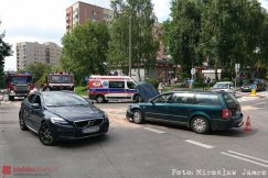 Groźny wypadek na Łagodnej. Jedna osoba w szpitalu - foto