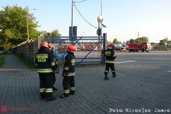 Pożar w zakładach chemicznych w Czechowicach-Dziedzicach - film