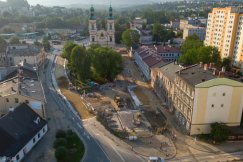 Jak powstaje jajowate rondo? Relacja z placu budowy - ZDJĘCIA z drona