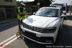 Potrącenie na Górskiej. Rower przeleciał w powietrzu aż 25 metrów! - foto