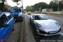 Uszkodzone porsche za ponad 1 mln zł. Zderzenie czterech aut na Andersa - foto
