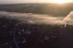 Smog powrócił. Zatrważające zdjęcia z powietrza - film