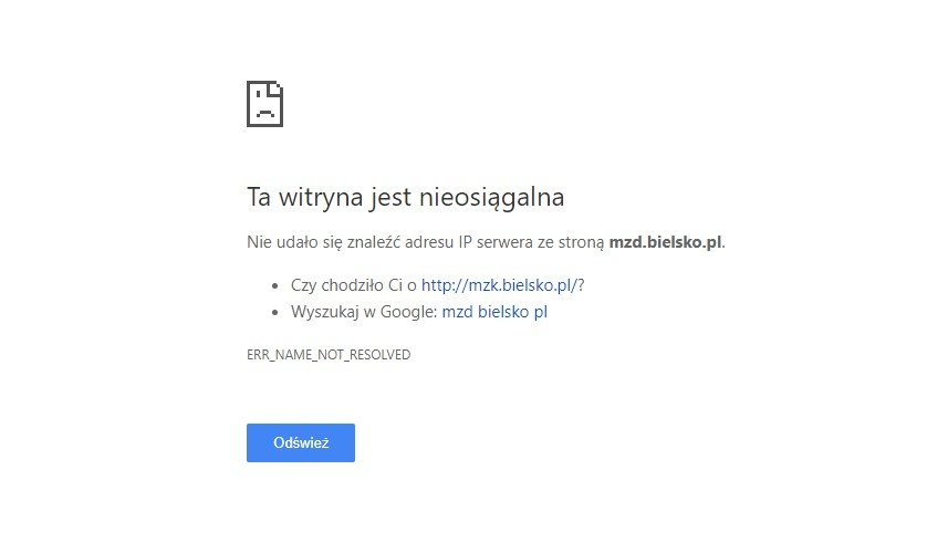 Wielka awaria informatyczna. Nie działają ważne witryny