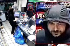 Napad z nożem w ręku. Policja publikuje zdjęcie z monitoringu - foto