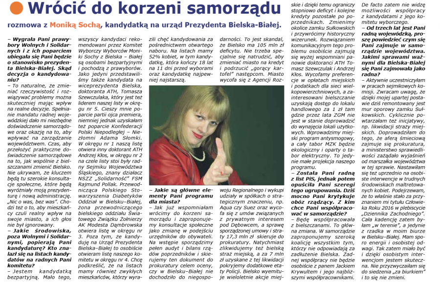 Dwa wywiady z kandydatami na prezydenta Bielska-Białej