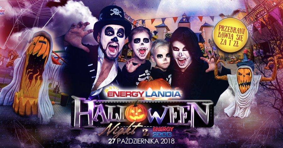 Wyjątkowa noc w parku Energylandia. Wstęp tylko za 1 zł!