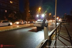 Układają asfalt na Żywieckiej. Drogowcy chcą zdążyć na mecz