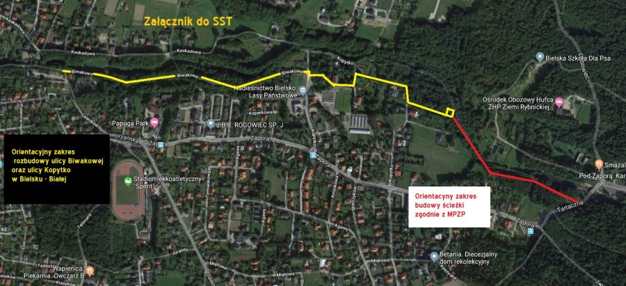 Drugi etap budowy ścieżki w Wapienicy. Połączy dwa istniejące ciągi