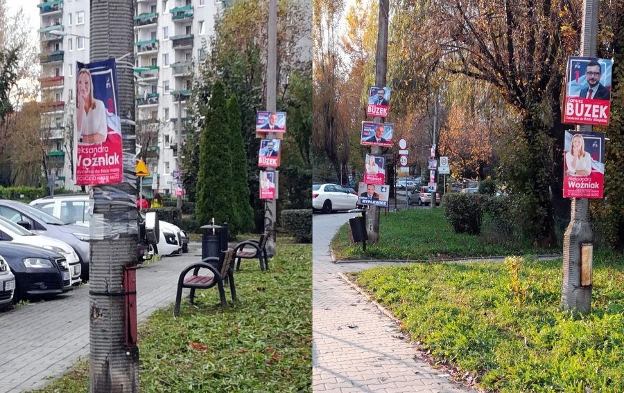 Politycy powoli usuwają banery. Do kiedy trzeba posprzątać po sobie?