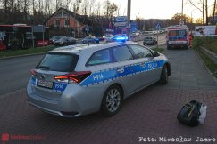 Pijany pieszy wpadł pod koła na Andersa. Wyszedł bez szwanku! - foto