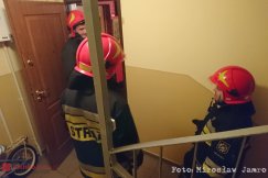 Pożar w bloku. Zostawili kolację w piekarniku i wyszli z domu - foto