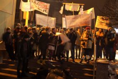 Demonstracja na ul. 11 Listopada. „Wolność kocham i rozumiem” - foto