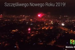 Tak witaliśmy nowy rok 2019! Zdjęcia z powietrza o północy FILM