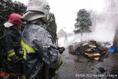 Interwencja po zgłoszeniu wybuchu gazu przy Odrzańskiej - foto
