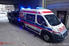 Spadł z dużej wysokości. Lekarz stwierdził zgon - foto