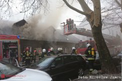 Wybuch w budynku na Cieszyńskiej. Poddasze doszczętnie zniszczone! - film