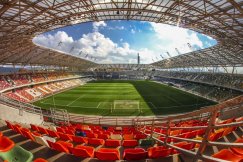 Wirtualny spacer po bielskim stadionie. Także w goglach VR! - FILM