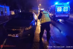 Taksówkarz potrącił pieszą na przejściu na ul. Cieszyńskiej - foto
